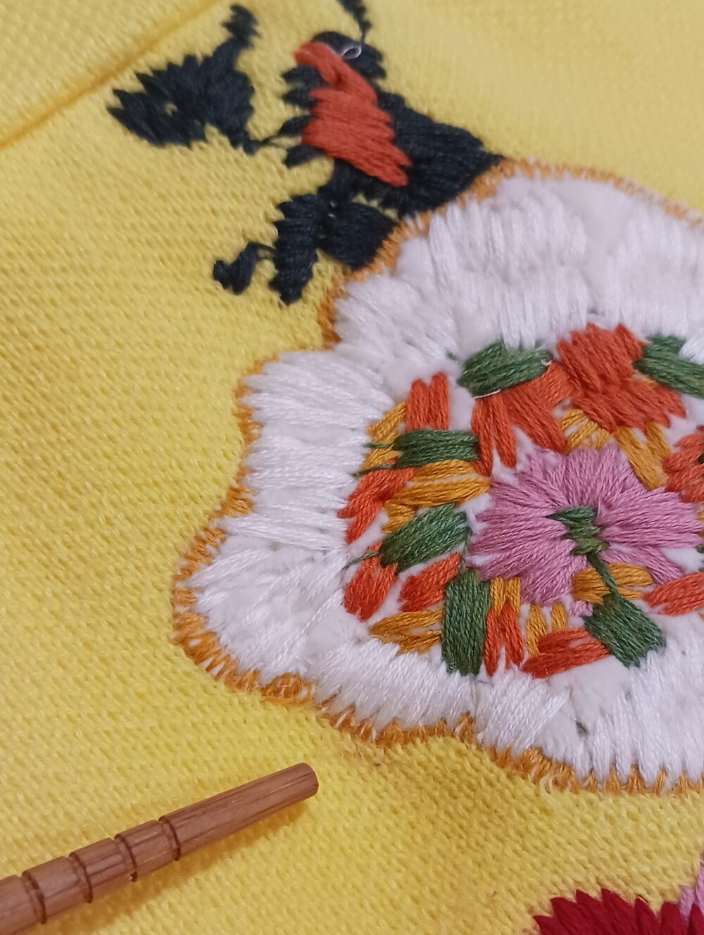 Stylewe Embroided Bohemian Cardigan Sweater Blazer Academia - Picture 7 of 12